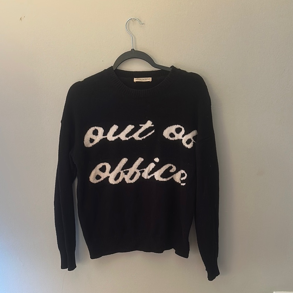 Black and White Cropped Hoodie with Branding